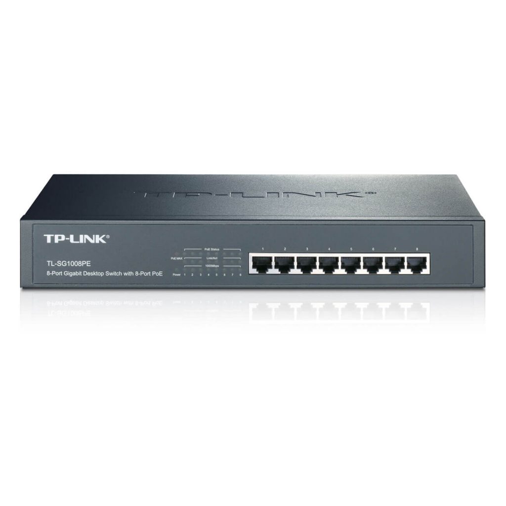 TP-Link TL-SG1008PE 8-Port Gigabit PoE+ Switch