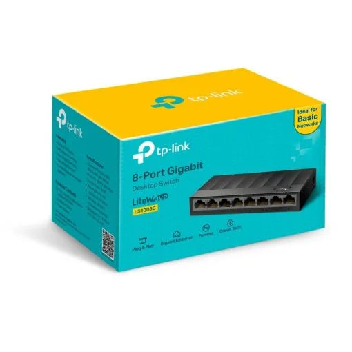 TP-Link LiteWave LS1008 8-Port 10/100Mbps Desktop Switch