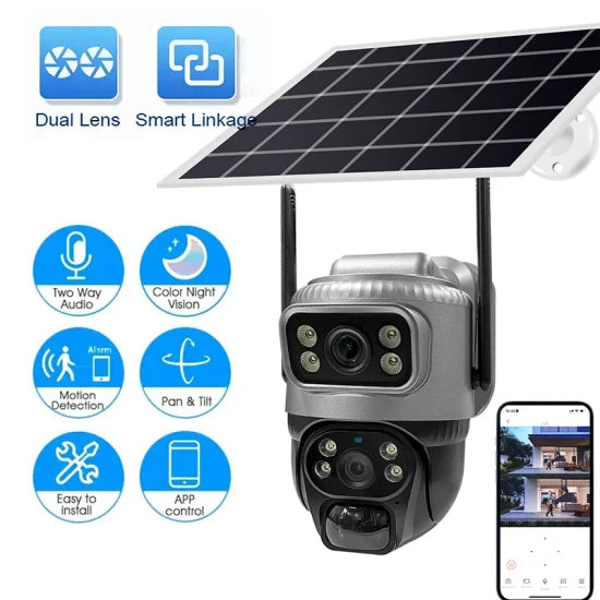 Calus VC13-4G Dual Lens Solar Camera