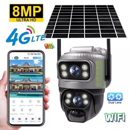 Calus VC14 4G Solar Dual Lens Camera