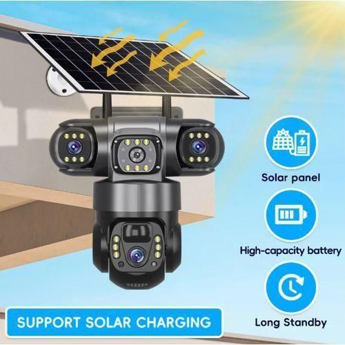 Calus VC20 Smart Solar Powered 4G Camera – Triple Lens