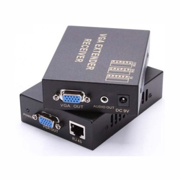 VGA Extender 100m Long-Distance Signal Transmission Over Cat5e/6