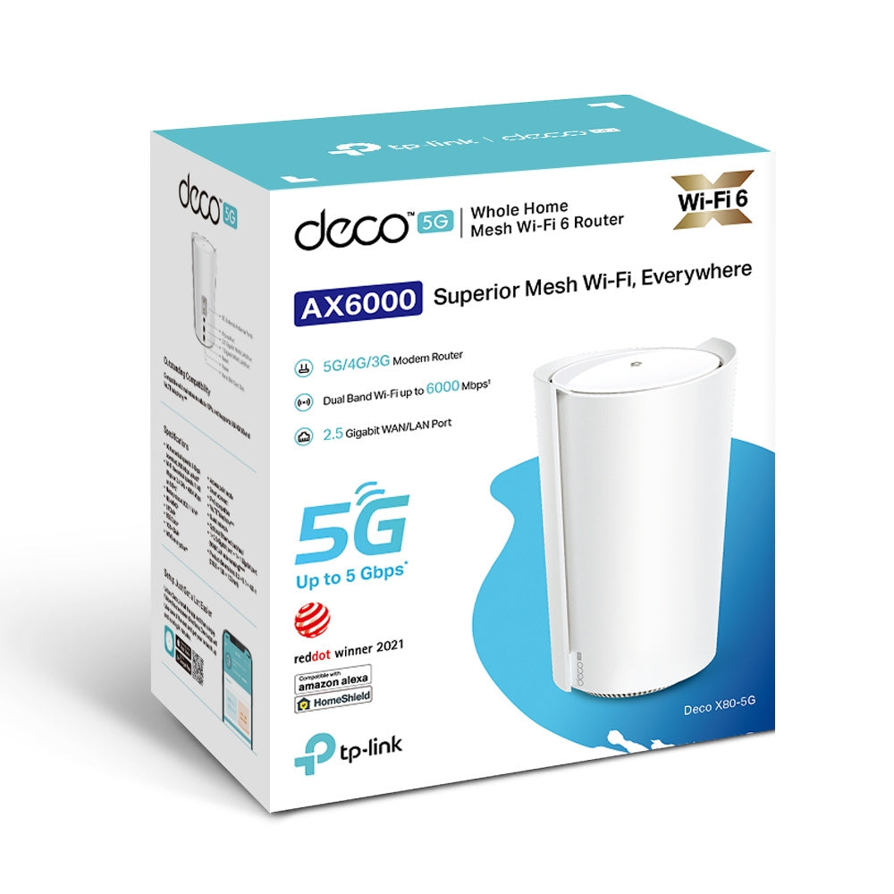 TP-Link Deco 5G AX3000 Whole Home Mesh Wi-Fi 6 Router