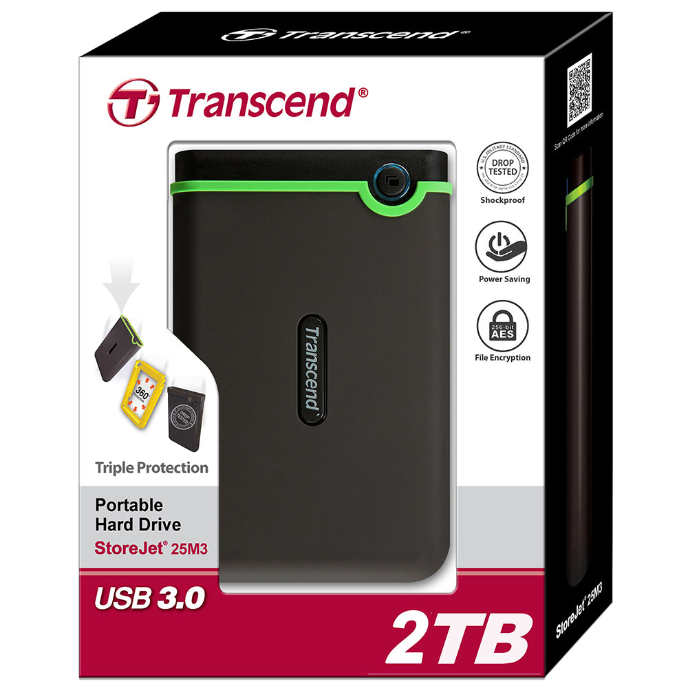 Transcend external hard disk 2TB