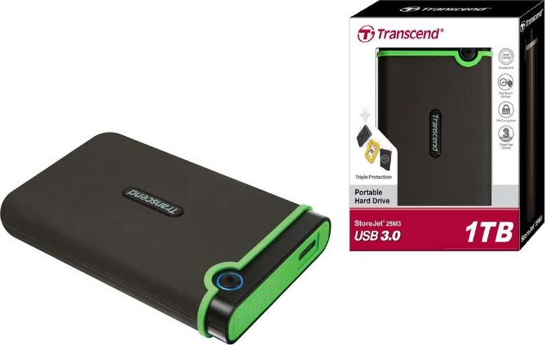 Transcend external hard disk 1TB