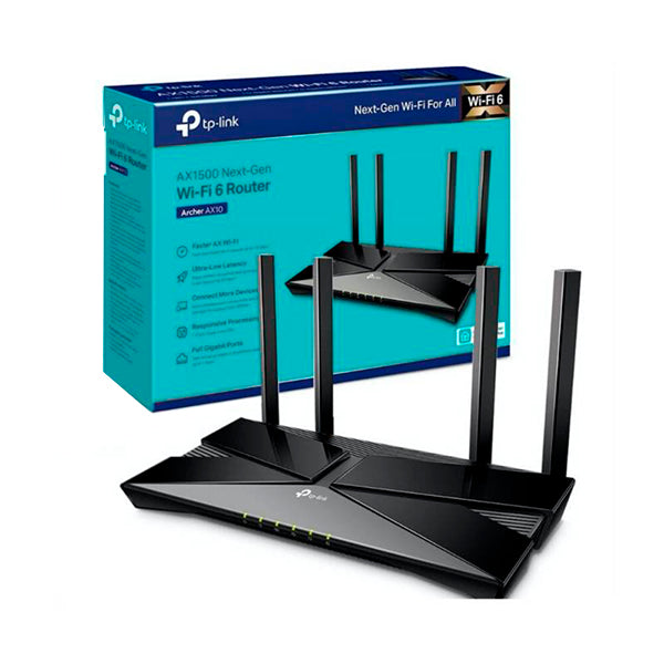 TP-Link Archer AX10 AX1500 Dual Band WiFi 6 Router